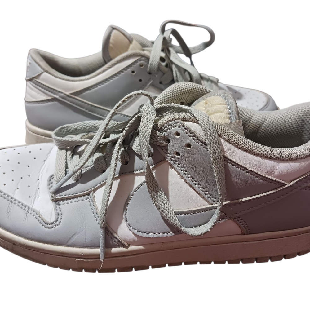 Nike Women's Gray and White Sneakers